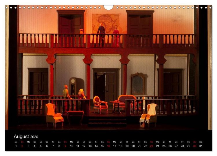 Produktbild: B&uuml;hnenbildmodelle (Wandkalender 2026 DIN A3 quer), CALVENDO Monatskalender