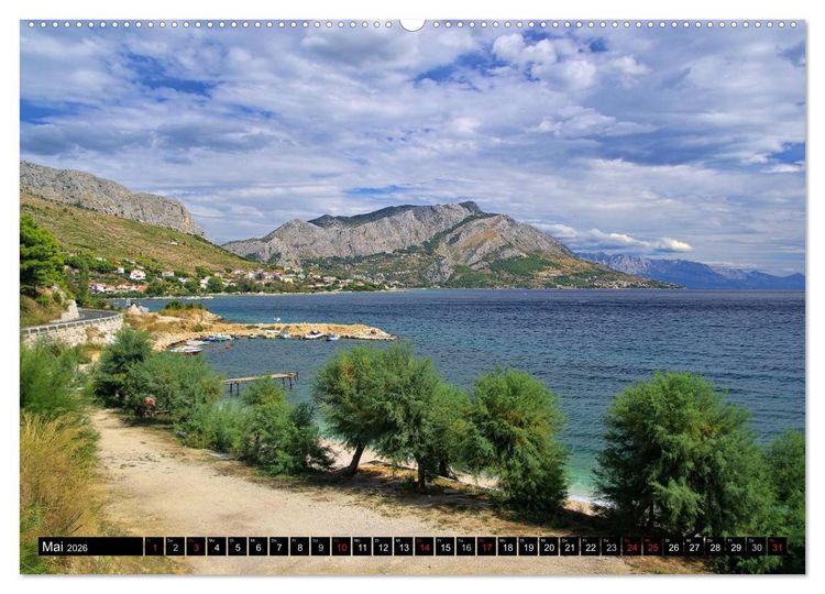Produktbild: Dalmatien (Wandkalender 2026 DIN A2 quer), CALVENDO Monatskalender