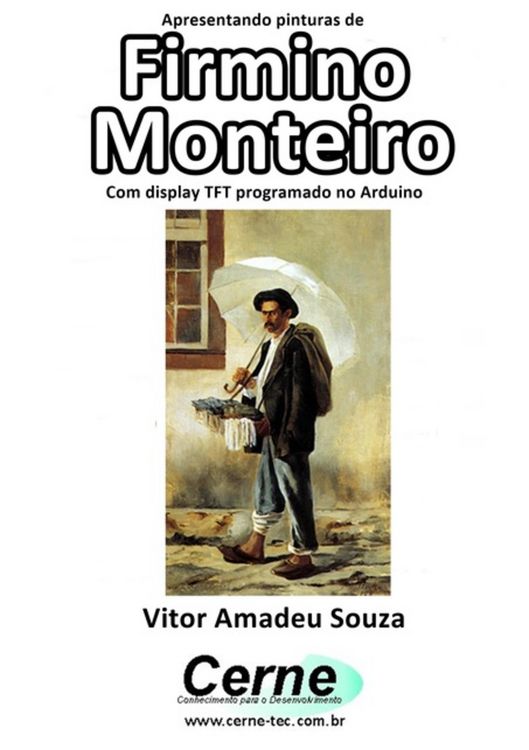 Produktbild: Apresentando Pinturas De Firmino Monteiro Com Display Tft Programado No Arduino