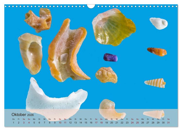 Produktbild: rosaroter korallensand (Wandkalender 2026 DIN A3 quer), CALVENDO Monatskalender