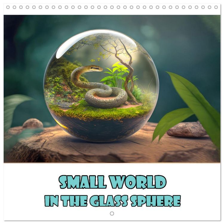 Produktbild: Small world in the glas sphere (Wall Calendar 2026 12 &times; 12 Inch) CALVENDO 12 Month Wall Calendar