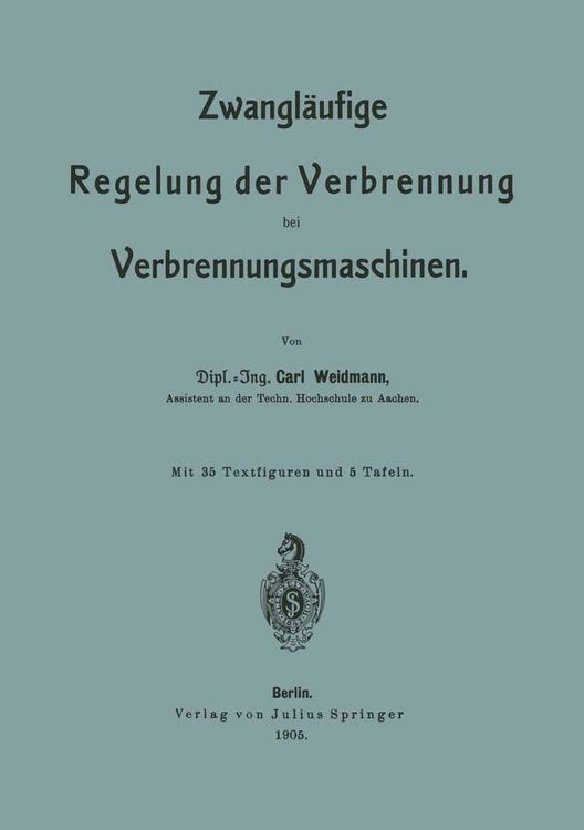 Produktbild: Zwangl&auml;ufige Regelung der Verbrennung bei Verbrennungsmaschinen
