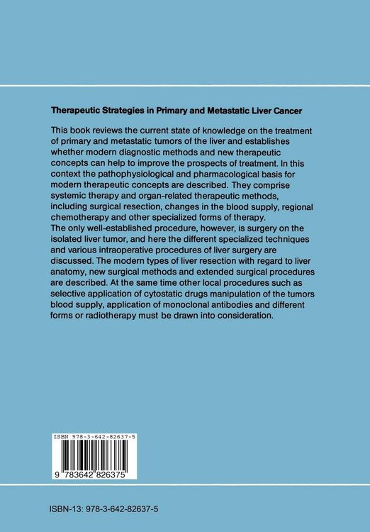 Produktbild: Therapeutic Strategies in Primary and Metastatic Liver Cancer