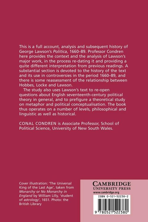 Produktbild: George Lawson's 'Politica' and the English Revolution