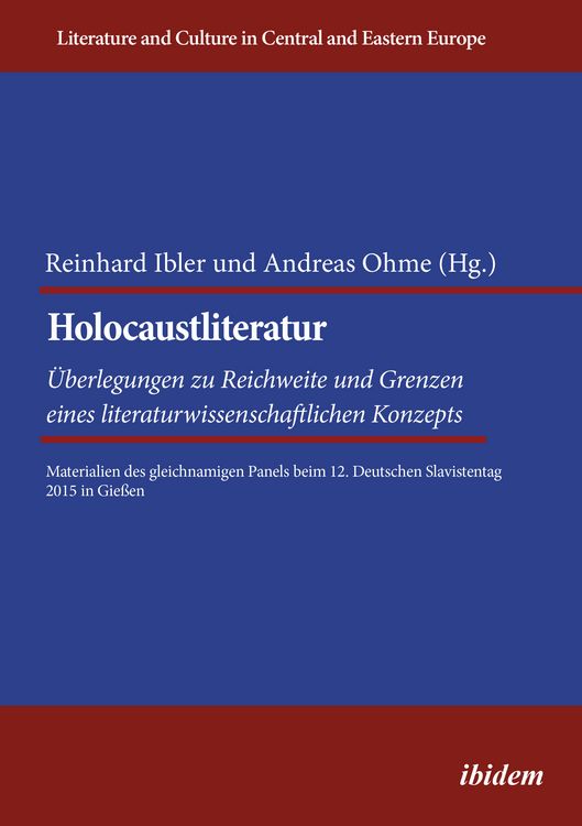 Produktbild: Holocaustliteratur: &Uuml;berlegungen zu Reichweite und Grenzen eines literaturwissenschaftlichen Konzepts