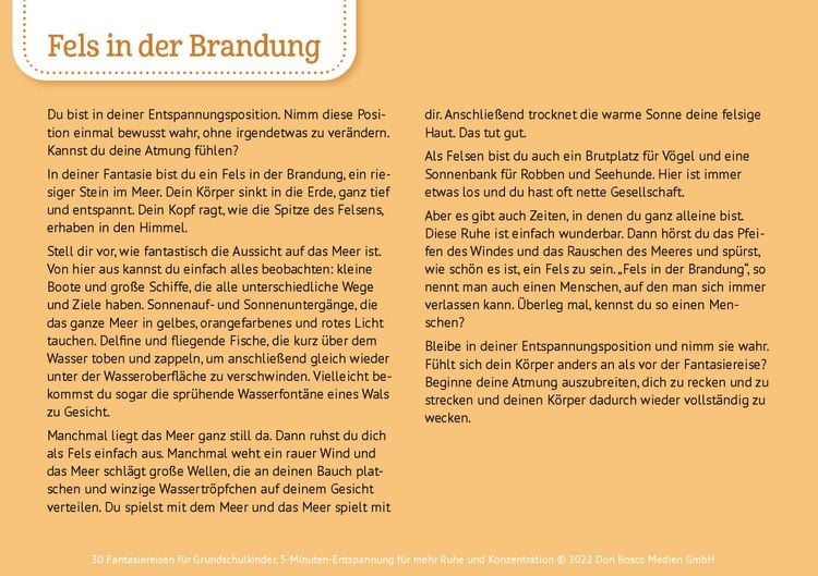Produktbild: 30 Fantasiereisen f&uuml;r Grundschul-Kinder