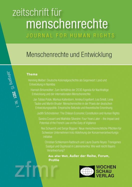 Produktbild: Menschenrechte und Entwicklung