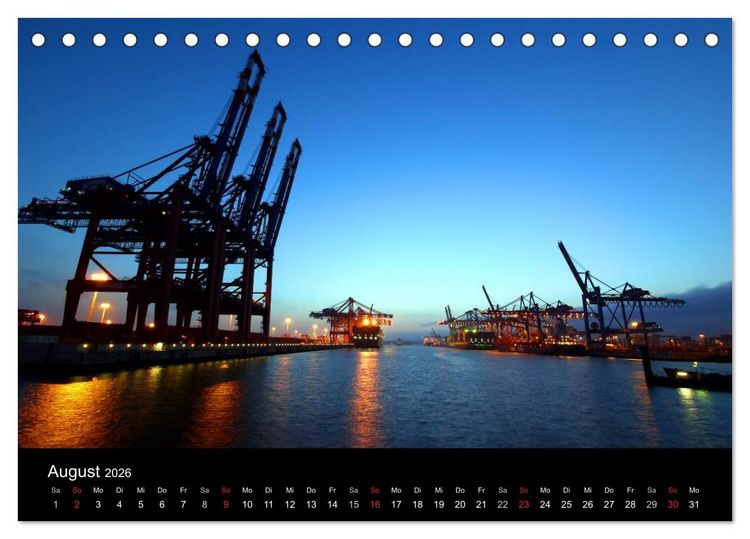 Produktbild: Containerwelten (Tischkalender 2026 DIN A5 quer), CALVENDO Monatskalender