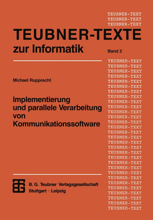 Produktbild: Implementierung und parallele Verarbeitung von Kommunikationssoftware