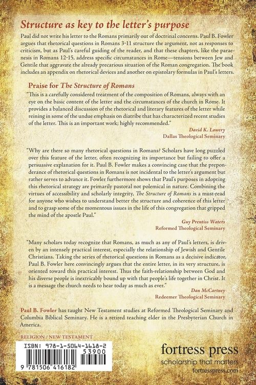Produktbild: The Structure of Romans