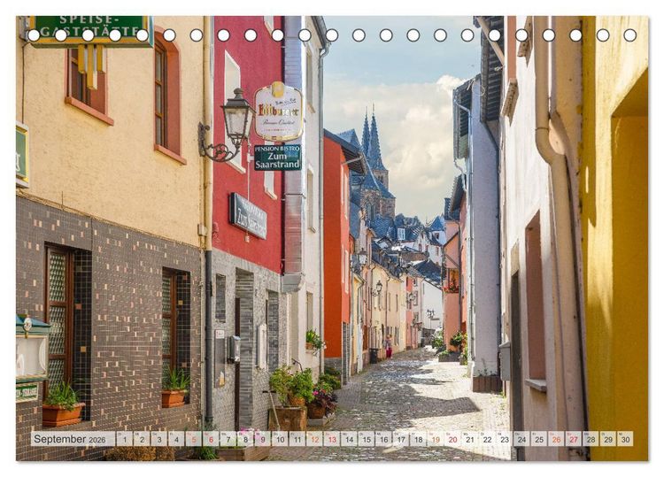 Produktbild: Saarburg Impressionen (Tischkalender 2026 DIN A5 quer), CALVENDO Monatskalender