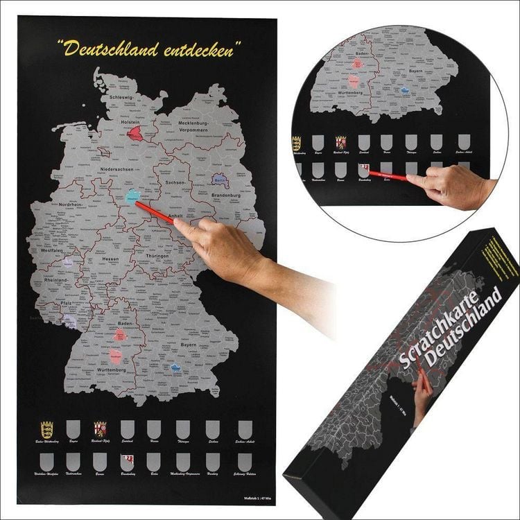 Produktbild: Scratch Rubbelkarte Deutschland
