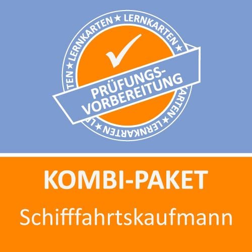 Produktbild: Kombi-Paket Schifffahrtskaufmann Lernkarten