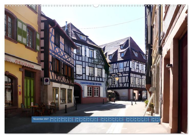 Produktbild: Wissembourg - Tor zum Elsass (hochwertiger Premium Wandkalender 2027 DIN A2 quer), Kunstdruck in Hochglanz