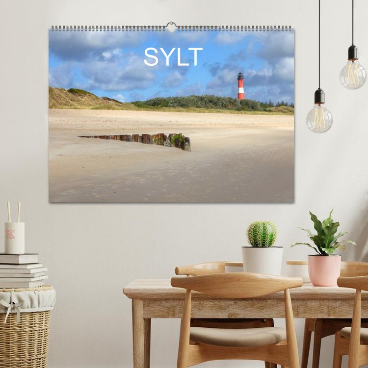 Produktbild: Sylt (Wandkalender 2026 DIN A2 quer), CALVENDO Monatskalender