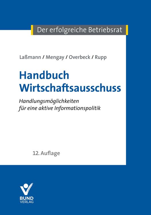 Produktbild: Handbuch Wirtschaftsausschuss