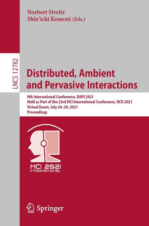 Produktbild: Distributed, Ambient and Pervasive Interactions