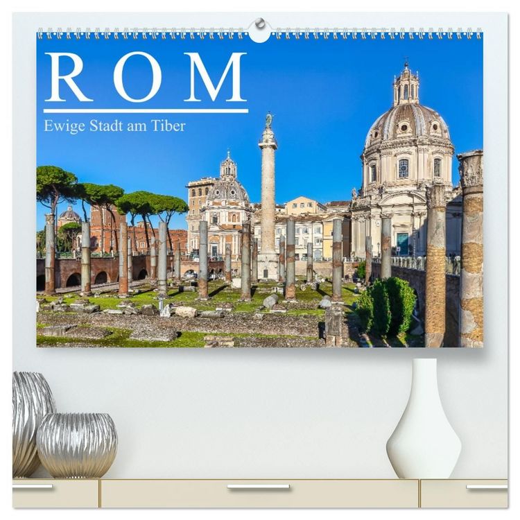 Produktbild: Rom - Ewige Stadt am Tiber (hochwertiger Premium Wandkalender 2027 DIN A2 quer), Kunstdruck in Hochglanz