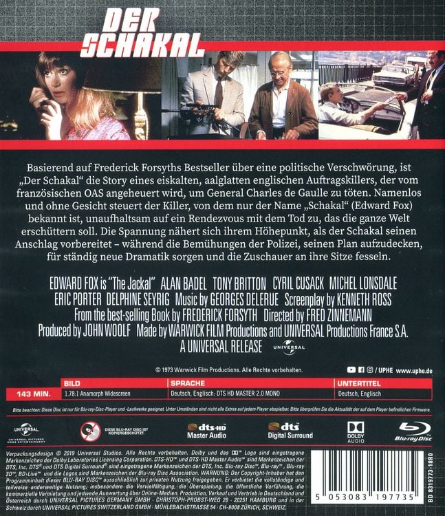Produktbild: Der Schakal
