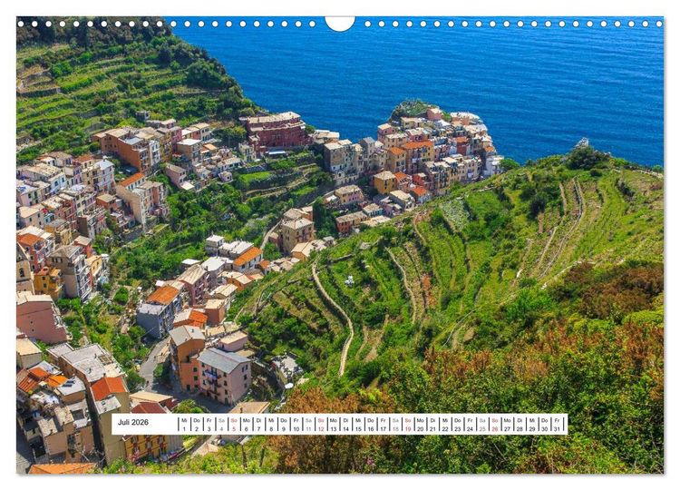 Produktbild: Cinque Terre Sentiero Azzurro (Wandkalender 2026 DIN A3 quer), CALVENDO Monatskalender