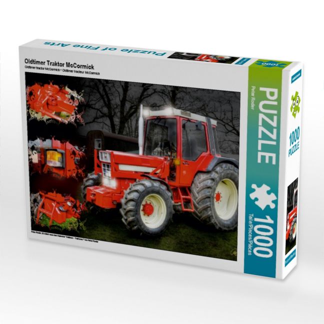 Produktbild: CALVENDO Puzzle Oldtimer Traktor McCormick | 1000 Teile Lege-Gr&ouml;&szlig;e 64x48cm Foto-Puzzle f&uuml;r gl&uuml;ckliche Stunden