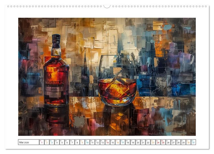 Produktbild: Spirit of Whisky (Wandkalender 2026 DIN A2 quer), CALVENDO Monatskalender