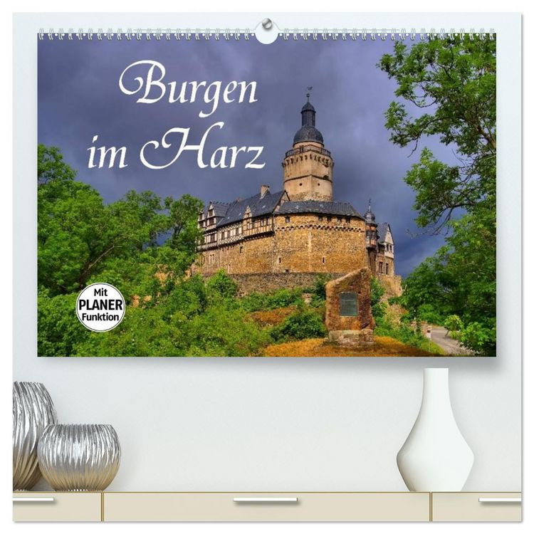 Produktbild: Burgen im Harz (hochwertiger Premium Wandkalender 2026 DIN A2 quer), Kunstdruck in Hochglanz