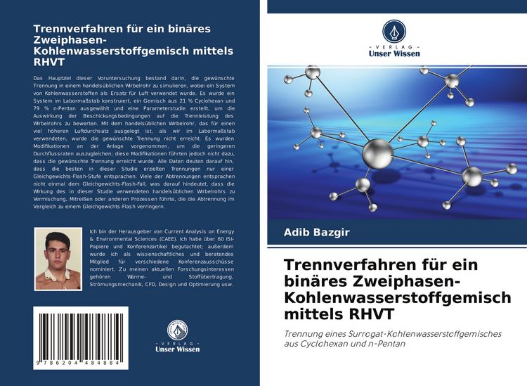 Produktbild: Trennverfahren f&uuml;r ein bin&auml;res Zweiphasen-Kohlenwasserstoffgemisch mittels RHVT