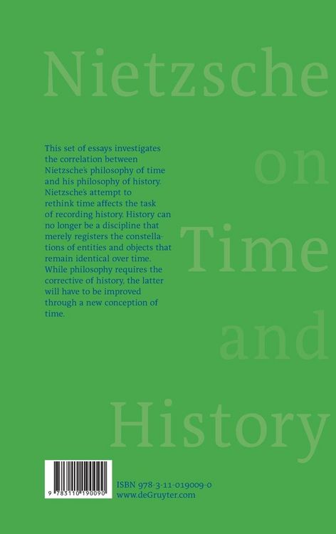 Produktbild: Nietzsche on Time and History