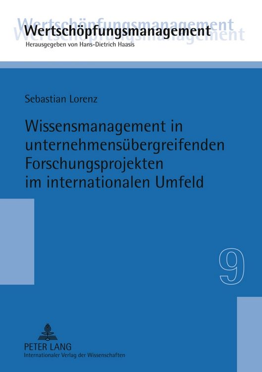 Produktbild: Wissensmanagement in unternehmens&uuml;bergreifenden Forschungsprojekten im internationalen Umfeld
