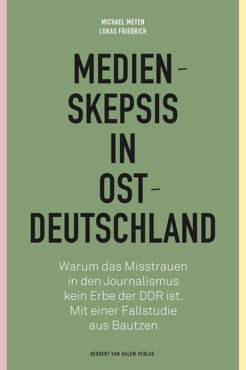 Produktbild: Medienskepsis in Ostdeutschland