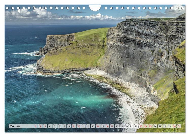 Produktbild: Irland - spektakul&auml;re Landschaften (Wandkalender 2026 DIN A4 quer), CALVENDO Monatskalender