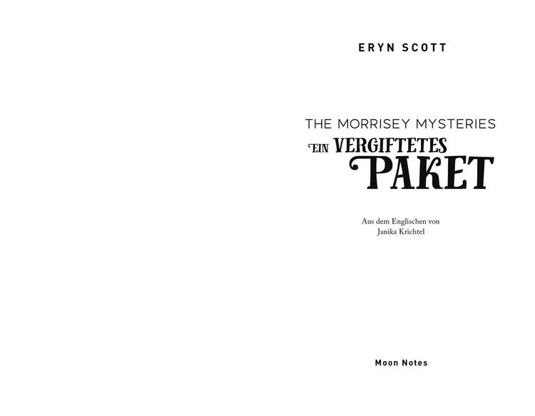 Produktbild: The Morrisey Mysteries 3. Ein vergiftetes Paket