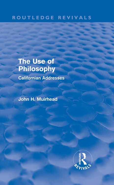 Produktbild: The Use of Philosophy (Routledge Revivals)