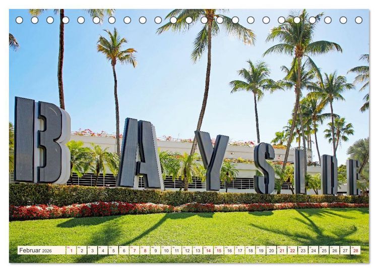Produktbild: Miami und Miami Beach (Tischkalender 2026 DIN A5 quer), CALVENDO Monatskalender
