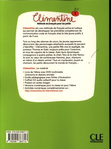 Produktbild: Cl&eacute;mentine niveau 1 : m&eacute;thode de fran&ccedil;ais pour les petits