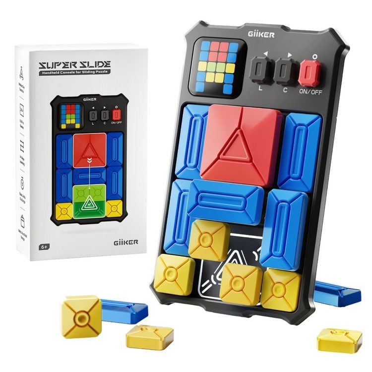 Produktbild: GiiKER Super Slide Elektronisches Logik- & Schiebepuzzle mit 500 Aufgaben, Spielkonsole