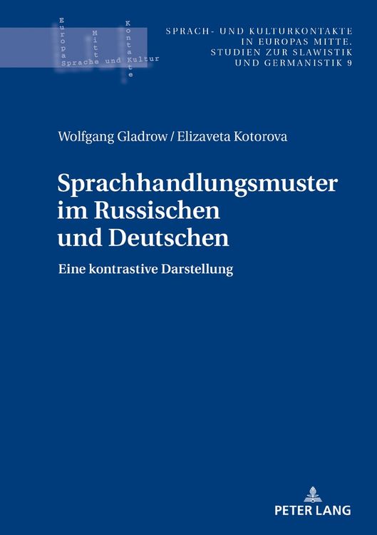 Produktbild: Sprachhandlungsmuster im Russischen und Deutschen