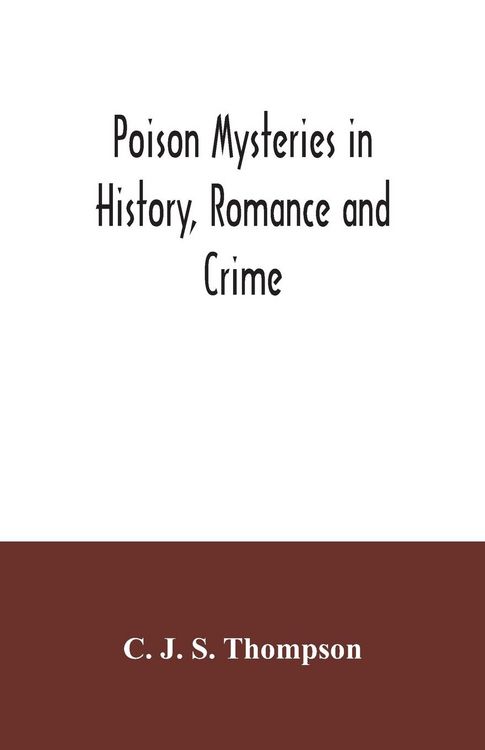 Produktbild: Poison mysteries in history, romance and crime