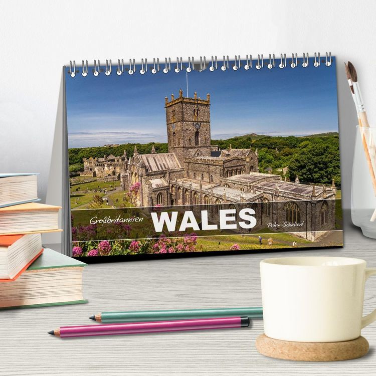 Produktbild: Gro&szlig;britannien - Wales (Tischkalender 2026 DIN A5 quer), CALVENDO Monatskalender