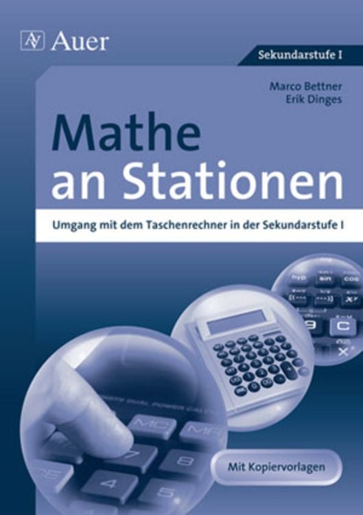 Produktbild: Mathe an Stationen, Umgang mit dem Taschenrechner