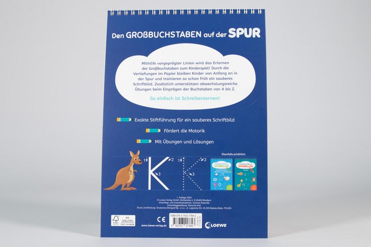 Produktbild: Schreiben lernen mit Spurrillen - Gro&szlig;buchstaben