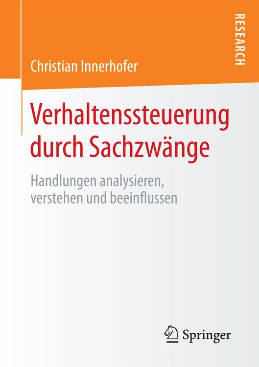 Produktbild: Verhaltenssteuerung durch Sachzw&auml;nge