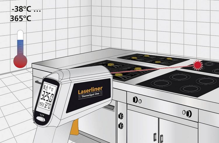 Produktbild: Laserliner ThermoSpot One Infrarot-Thermometer