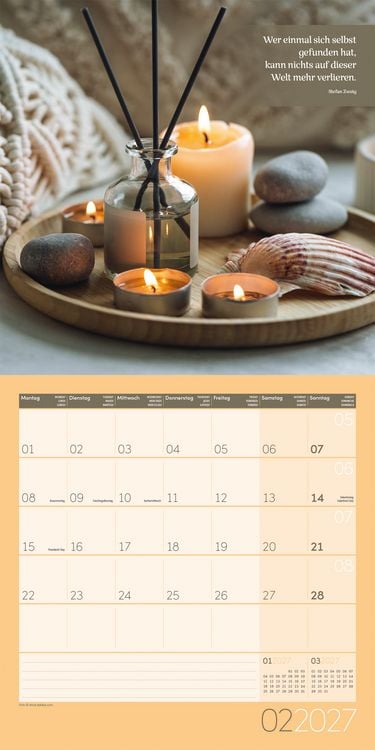 Produktbild: Momente f&uuml;r Dich Kalender 2027 - 30x30 - Art12