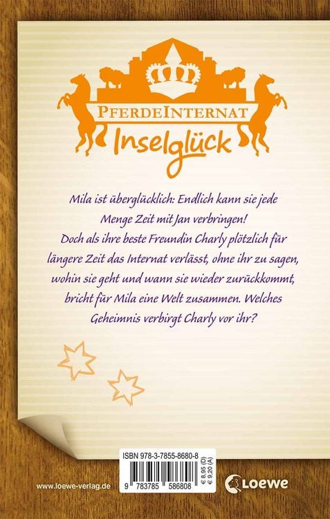 Produktbild: Pferdeinternat Inselgl&uuml;ck (Band 4) - Ein Sommer mit Herz