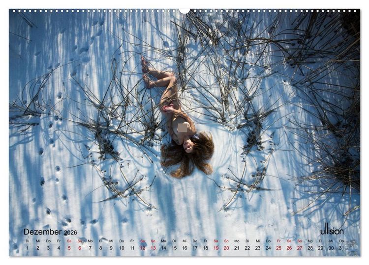 Produktbild: Poesie der Stille &ndash; Akt in der Natur (Wandkalender 2026 DIN A2 quer), CALVENDO Monatskalender