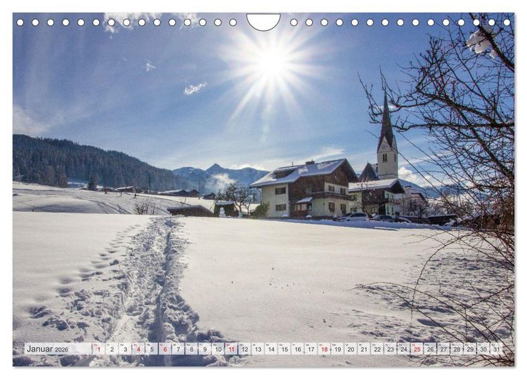 Produktbild: Gr&uuml;&szlig;e aus Lend und Embach (Wandkalender 2026 DIN A4 quer), CALVENDO Monatskalender