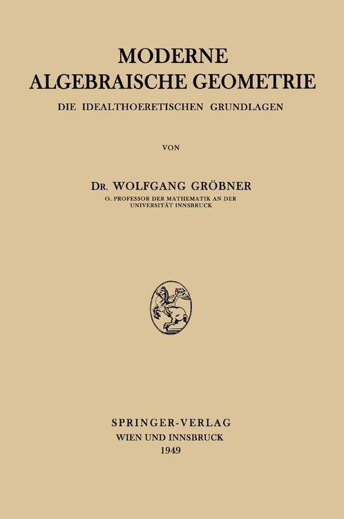 Produktbild: Moderne Algebraische Geometrie