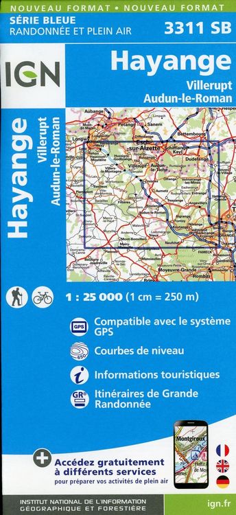 Produktbild: Hayange - Villerupt - Audun-le-Roman 1:25 000